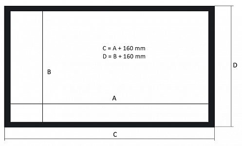 Kauber Frame Velvet Cinema 154" 16:9 191x340 Microperf MW